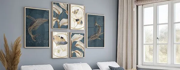 Kleine kunstwerken, groot effect: posters voor elk compact interieur