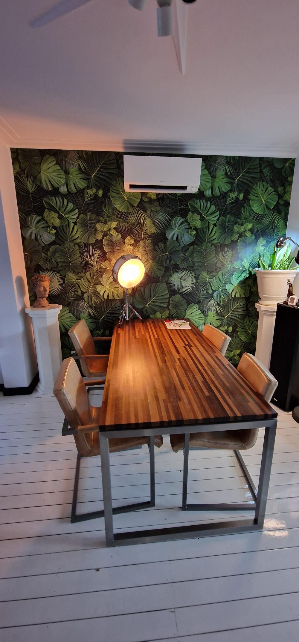 Fotobehang woonkamer klantfoto