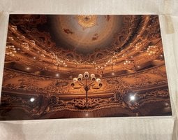 Plexiglas schilderij Interieur van Teatro La Fenice in Venetië
