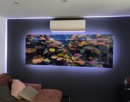 Plexiglas schilderij Aquarium van Singapore onder water