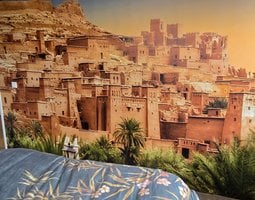 Fotobehang Kasbah Ait Ben Haddou werelderfgoed