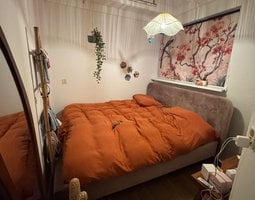 Rolgordijnen Vintage boho achtergrond Japandi stijl