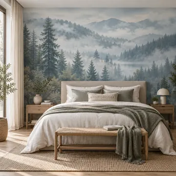Slaapkamer — Fotobehang