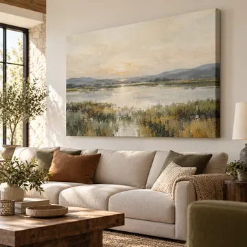 Woonkamer — Canvas schilderijen