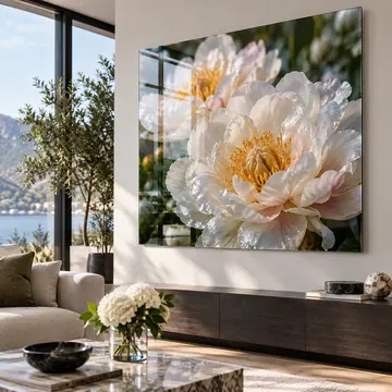 Bloemen — Glasschilderijen